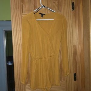 Long sleeve romper